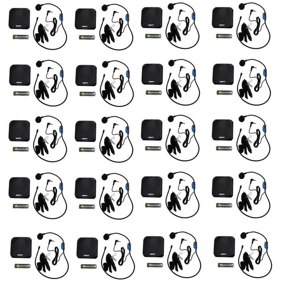 20X  K400 Portable Voice Amplifier Amplifier with Line Microphone Speaker FM Radio MP3 Teacher Training