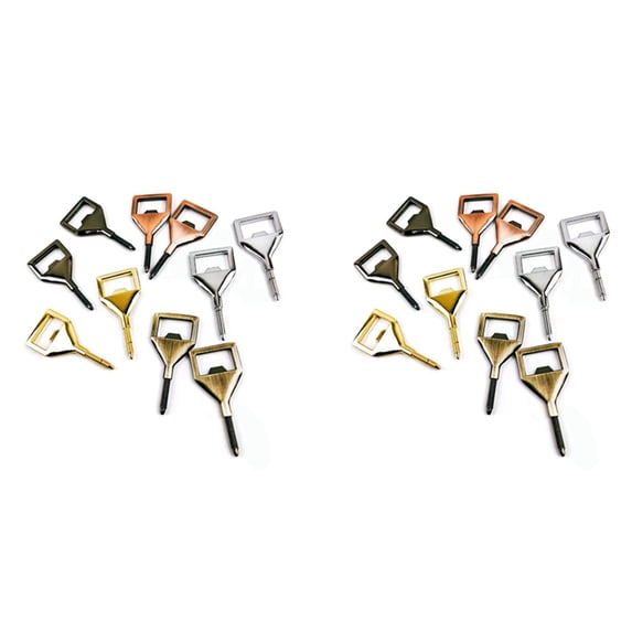 20X Metal Bottles Opener Kits Blank Opener Insert DIY Metal Beer Opener Square Opener