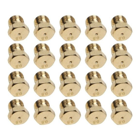 20X Nozzles Propane Burner Orifice Kit For Lpg Burner Nozzle Replacement Parts Smile Home