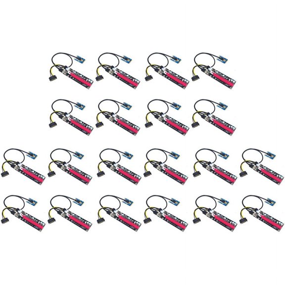20X PCIe to PCI Express 16X Riser for Laptop External Graphics Card BTC Miner MPCIe to PCI-E Slot Mining Card