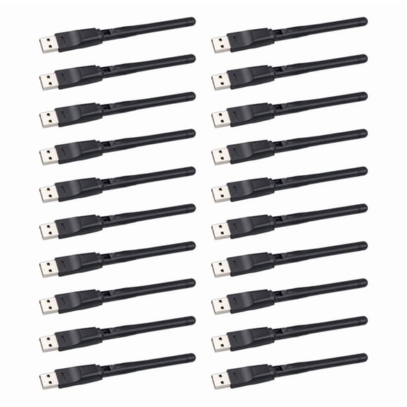 20X RT5370 Wireless Card Portable 2.4G 150Mbps USB WiFi Adapter Wifi Antenna USB WiFi Receiver for PC and TV Box