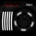 thumbnail image 1 of 20X Reflective Car Wheel Rim Decal Sticker For Car Motorcycle Bike Accessories, 1 of 8