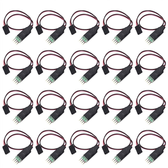 20X Remote Control Switch Board CH3 Light Control Module for the Model RC Car Light Lamp Plug and Play