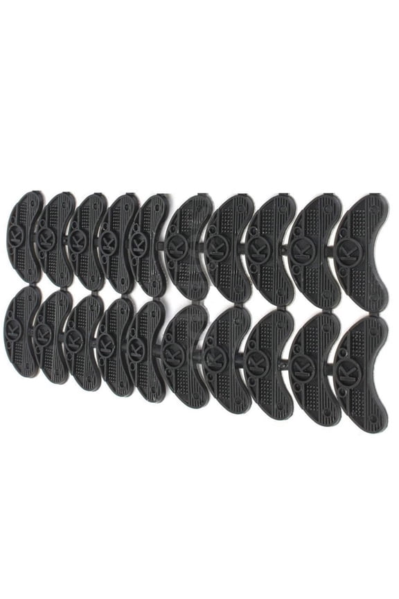 20X Shoe Repair, Rubber Sole Replacement Heel Savers Toe Plates Tap DIY Glue On Shoes
