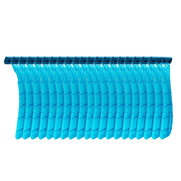 20X Small Mens Two Blade Disposable Razors Throw Away Face Wet Dry Shaver 4.2 cm11.9 cm Blue