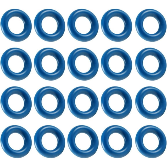20X Universal Fluorine Rubber Fuel Injector O-Rings Set 7.52mm X 3.53mm Injector Seals Kit Fit for IWP063 IWP069 IWP181 Fuel Injector