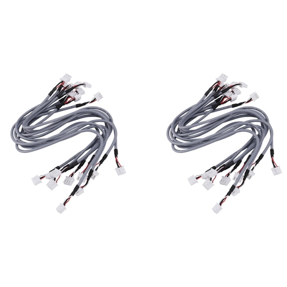 20X XH2.54 3P Audio Signal 2.0 Channel Shielding Input Cable for HiFi Amplifier