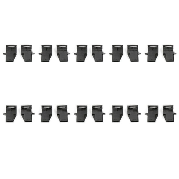 20X for Breeze RW Panoramic Sunroof Sun Visor Fixed Buckle Sun Shade Clip Roller Blind,20 x shade clip,black