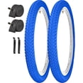 2Pack 20x1.95 Inch Bike Tires and Tubes AV 32MM Valves for Trail Urban ...