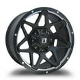 thumbnail image 1 of 20X10 8-165 OFF ROAD FT-4 SATIN BLACK/ MACHINE UNDERCUT -24/125.7, 1 of 2