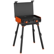 Blackstone Adventure Ready 20 x14  2-Burner Propane Camping Griddle and Griddle Leg Kit Bundle