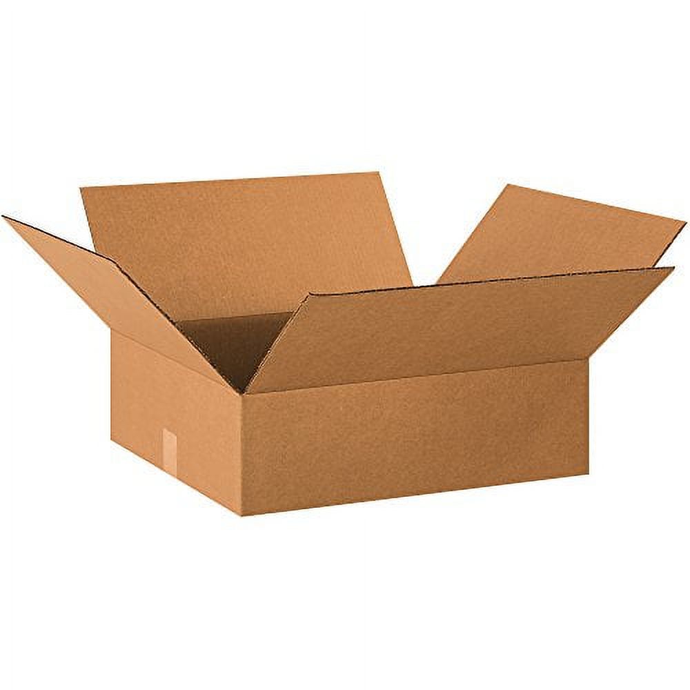 20X18x4 Flat Corrugatedboxes, Flat, 20L X 18W X 4H, Pack Of 25