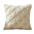 thumbnail image 1 of 20X20 Inch Soft Plush Embroidered Heart Valentine's Day Pillowcase - Embroidered Heart Pattern, Romantic Valentine's Decor, Home Sofa Bedroom Accent - For Couples, Sweetheart, 1 of 7