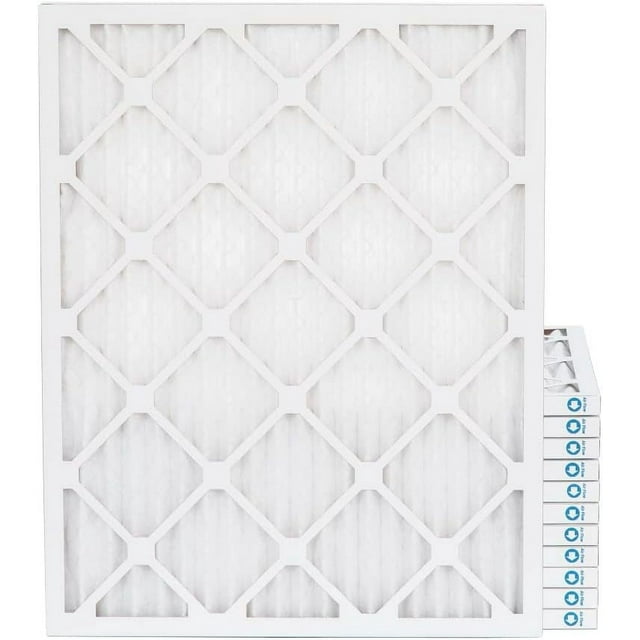 20X25x1 MERV 11, MPR 1000 Pleated Furne 1" Air Filters By Pamlico. Case