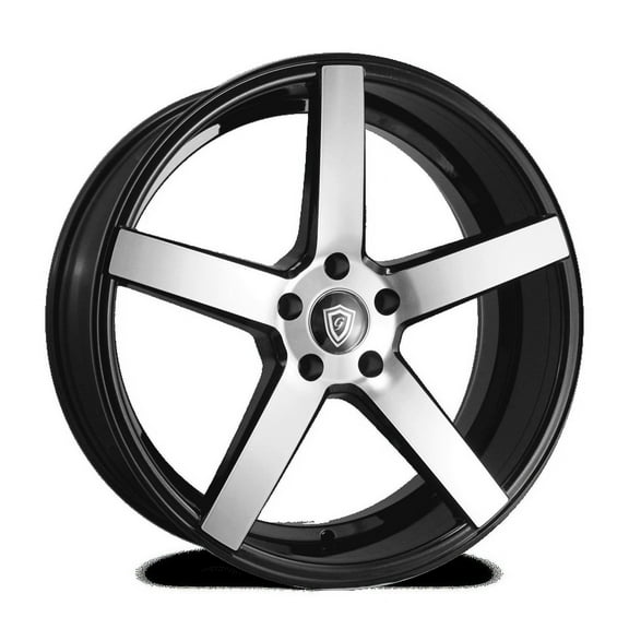 20X8.5 5-115 G-LINE #5178 Black/Polish Spoke Wheel 15/73.1