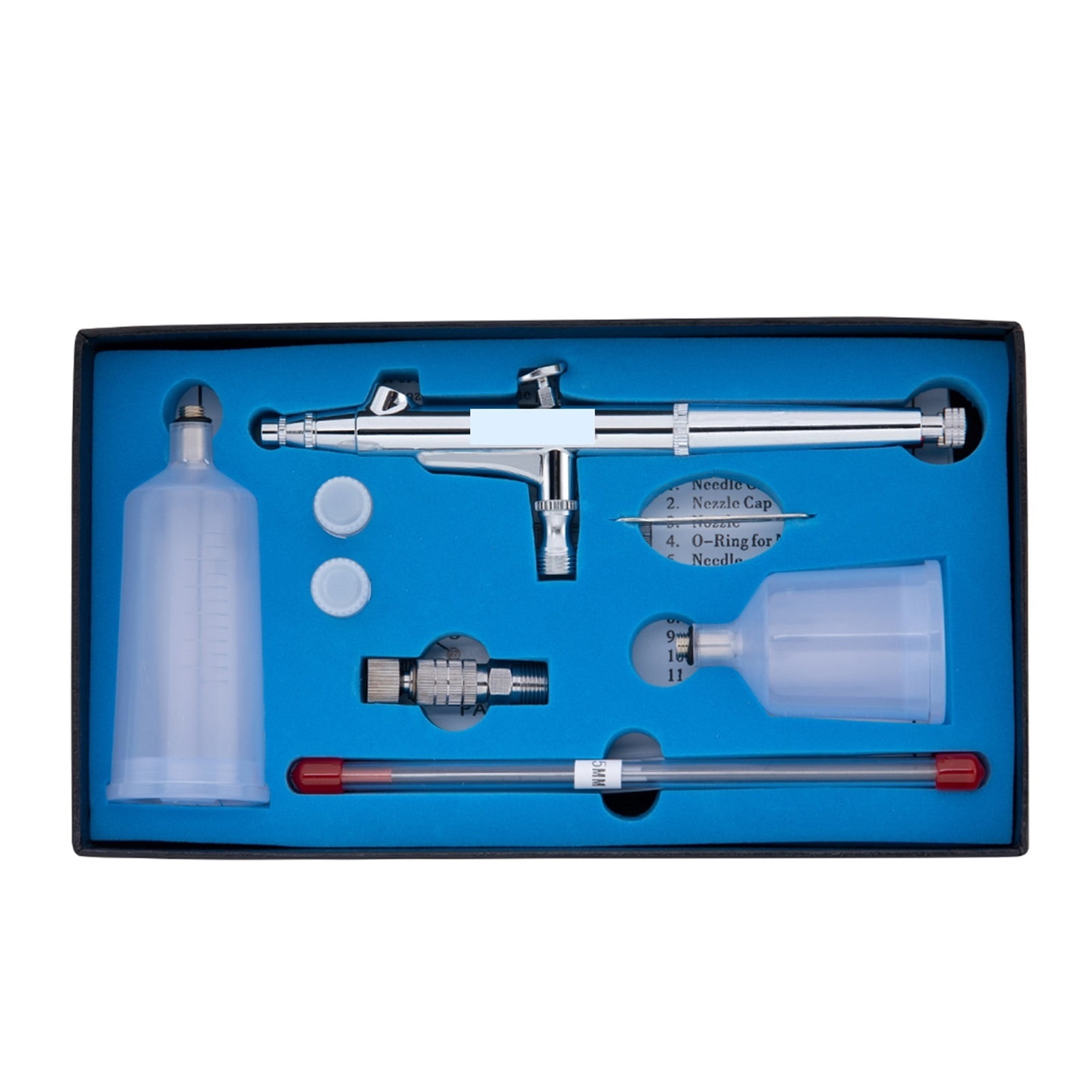 20cc 40cc Airbrush Spray Gun Double Action Air Brush 0.2/0.3/0.5mm Fast Joint Gravity Feed Cake Tattoo Nail Art Car Paint ,Versatile applications