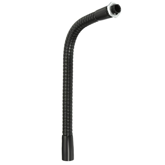 20cm/8" Gooseneck, M10 Thread Metal Universal Hose Flexible Arm Gooseneck Tube Extension, Black