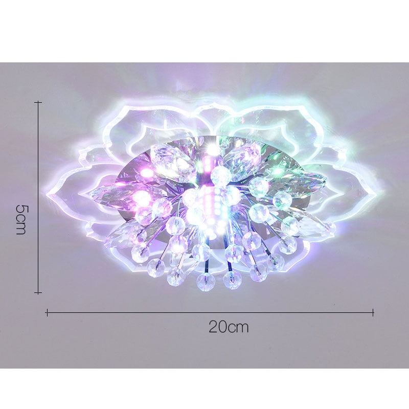 20cm 9W Modern Crystal LED Ceiling Light Fixture Hallway Pendant Lamp Chandelier