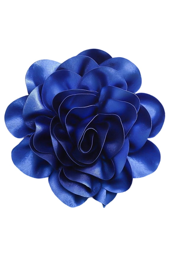 20cm Big Flower Brooch Blue Extra Large Camellia Brooches Pin