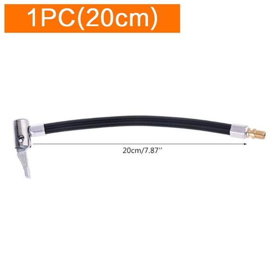 20cm-Car Inflator Hose, Inflatable Air Pump, Extension Tube Adapter, Twist Connection, Locking Chuck