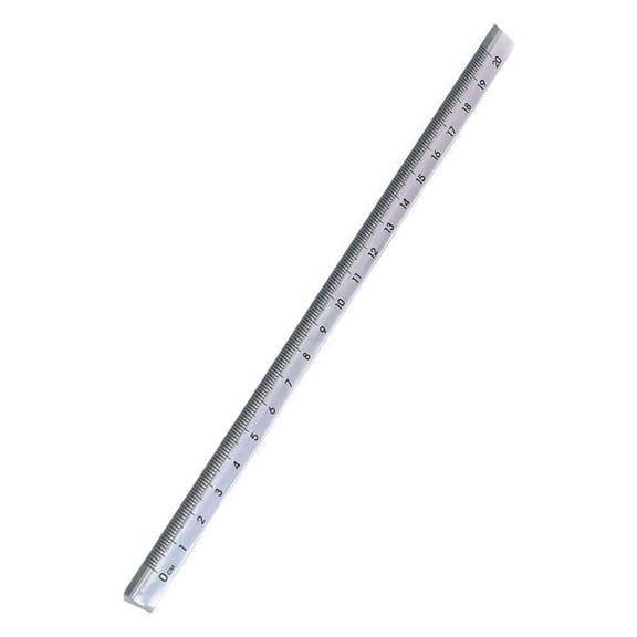 20cm Clear Acrylic Triangle Rulers Accurate Measuring Tool Easy to Use Perfect for Students Architects & Artists