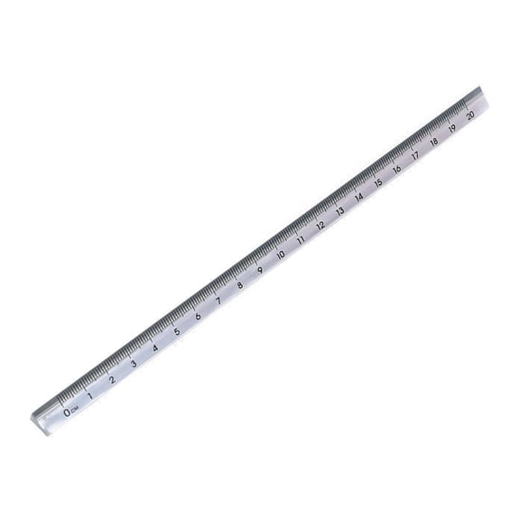 20cm Clear Acrylic Triangle Rulers Accurate Measuring Tool Easy to Use Perfect for Students Architects & Artists