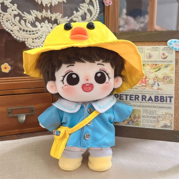 20cm Cotton Doll/EXO Idol Dolls New Replacement Outfit Cute Pretty Changing Dressing Game Doll Clothes Miniature Dress Suit Dolls Clothing Set Plush Dolls Clothes 1