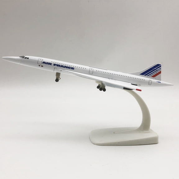 20cm France Concorde supersonic airliner aviation Plane Model Aircraft with Wheels and Landing Gear Ages 14+