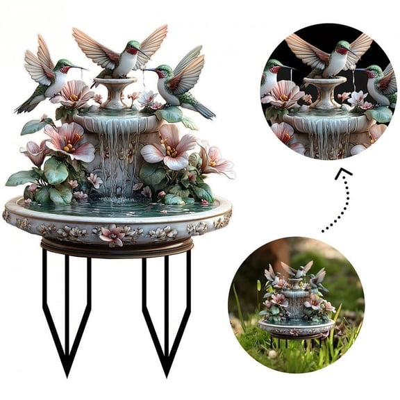 20cm Garden Stake Card Slot Holder for Tabletop Displays Menu Inserts Durable Acrylic Signage Stand
