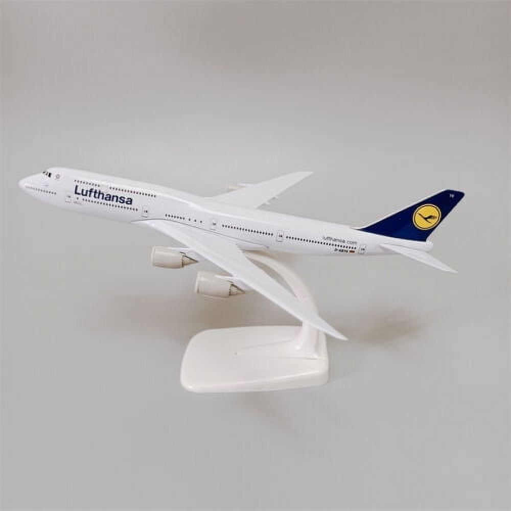 20cm German Lufthansa Boeing B747-8 Airlines Diecast Airplane Model Plane Alloy