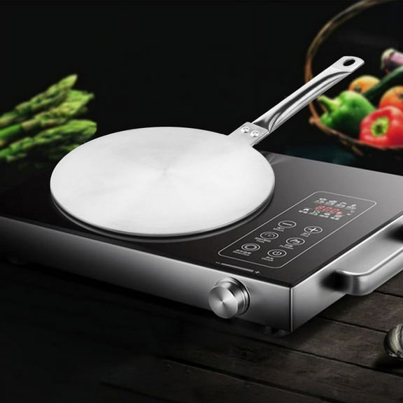 20cm Induction Cooker Heat Diffuser Adapter Compact Magnetism Heat Transfer Conductor, Ideal For Small Cookware On Home Induction Cooktops, 1pc, by UKHCCC