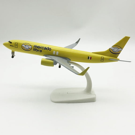 20cm Mercado Libre B737 Airplane Model with Wheels and Landing Gear Ages 14+