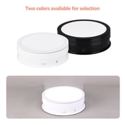20cm Motorized Rotating Display Stand Rotating Turntable 10kg/22lbs Load Capacity 360Rotatable Display Turntable With LED Light For Photography Products Display Live Video Show