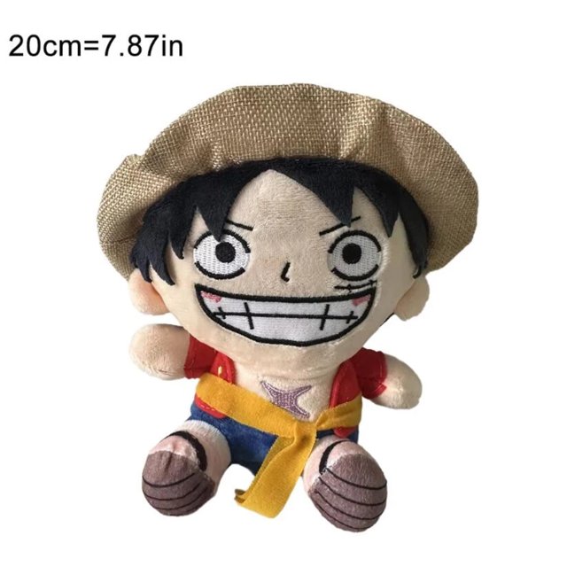 20cm One Piece Plush Toy Japanese Anime Luffy Zoro New Cartoon ...
