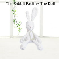 20cm Rabbit Plush Toy - White Long Legged Bunny Doll Stuffed Animal Kids Gift
