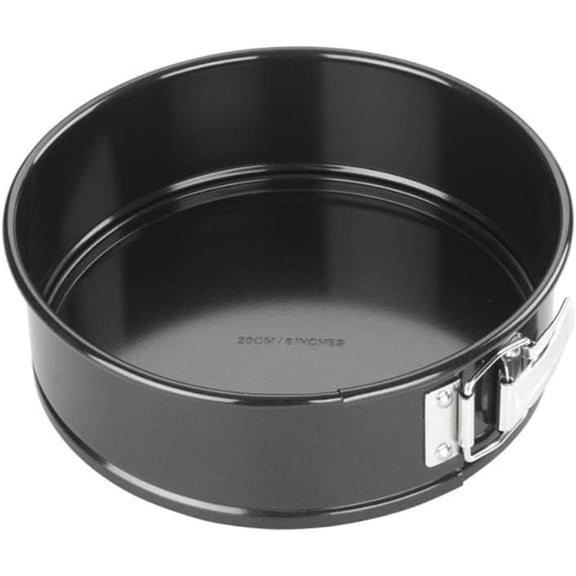 20cm Springform Round Cake Tin, Professional Gauge Carbon Steel with Whitford Eclipse Non-Stick Coating, Loose Base, Easy Release Cake Pan, Ideal for cakes, pies and cheesecakes