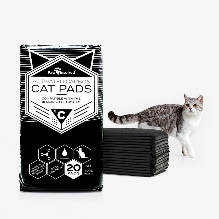 Paw Inspired 20ct Disposable Kitty Pads Activated Carbon Refills