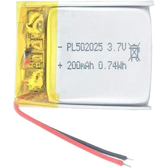 20ea 200mAH 3.7V Battery 5X20X25mm LiPO Battery with PCM Rechargeable Lithium Battery 502025