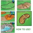thumbnail image 1 of 20ft*20ft Fish Pond Liners Flexible Pond Waterproof Liner Gardens Pools HDPE Membrane Geotextile 12mil Thickness Black, 1 of 12