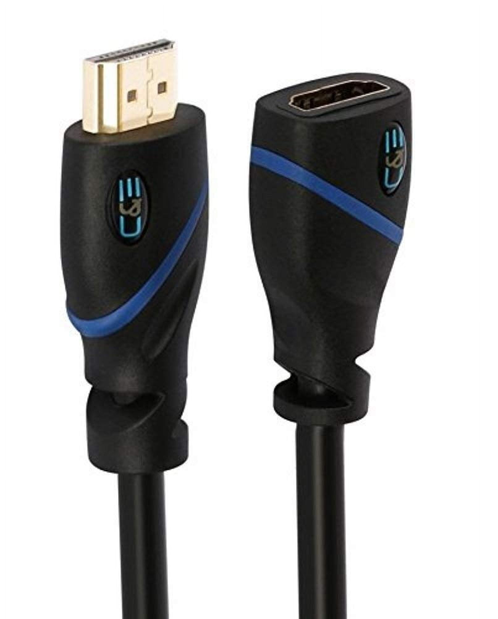 20ft (6M) High Speed HDMI Cable Male to Female with Ethernet Black (20 Feet/6 Meters) Supports 4K 30Hz, 3D, 1080p and Audio Return CNE510125