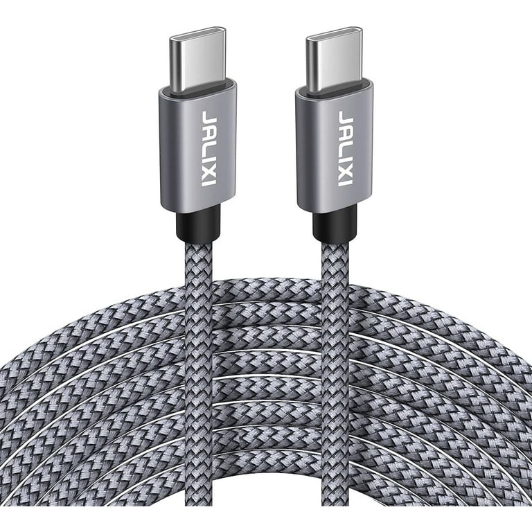 20ft 6m USB C to USB C Cable Fast Charging 60W Extra Long USB Type C to Type C Cable Charger Cord Compatible