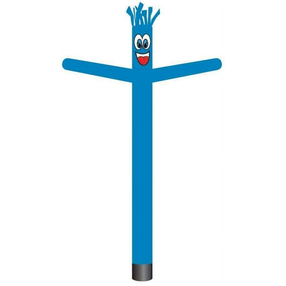20ft Inflatable Tube Man Guy Puppet Dancer - Solid Teal Color - Complete with 1HP 2 Speed Air Blower