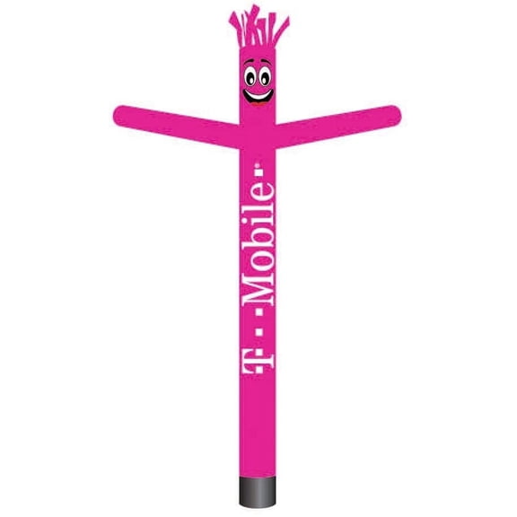 20ft Inflatable Tube Man Guy, T-Mobile Light Magenta - Complete with 1HP 2 Speed Air Blower