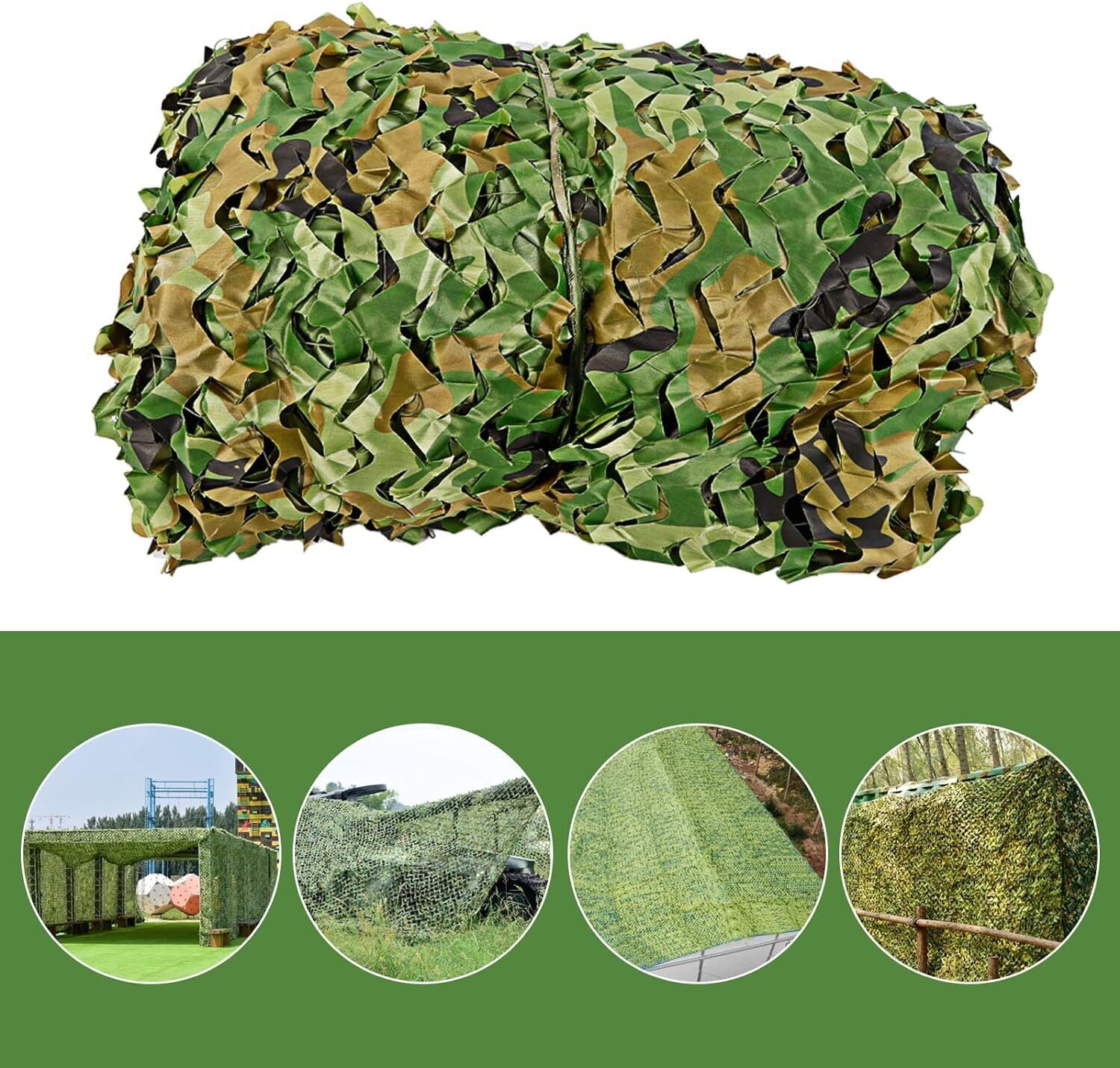 20ft X 26ft Camouflage Netting Camo Net Woodland Camouflage Net for Military Camping Hunting
