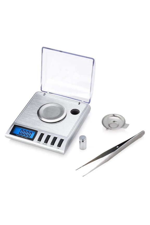 20g/0.001g Jewellery Scale Mini Digital Pocket Precision Diamond Gold Household Kitchen Weighing ,Multiple Accessories