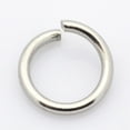 thumbnail image 1 of 20g 304 Stainless Steel Open Jump Rings Stainless Steel Color 22 Gauge 3.5x0.6mm Inner Diameter: 2.3mm 1000pcs/20g, 1 of 1