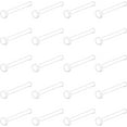 thumbnail image 1 of 20g Clear Nose Studs Nose Rings Retainer Acrylic Nose Rings for Work Spacer Plastic L Shaped Nose Stud Nose Bone Nose Pin Retainer Flexible Nose Piercing Retainer for Men Women, 1 of 1