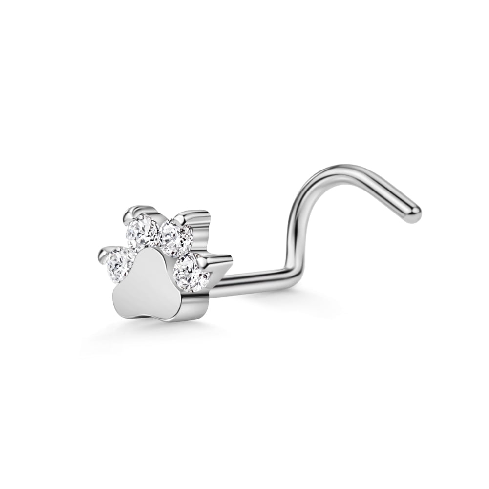 Paw print store nose ring