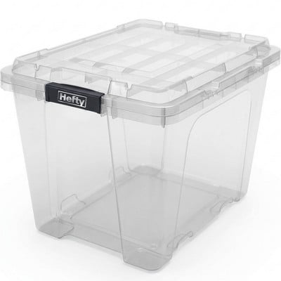 20gal Storage Tote Clear Lid and Base - Outdoor Living & Garden Sheds & Outdoor Storage Outdoor Storage