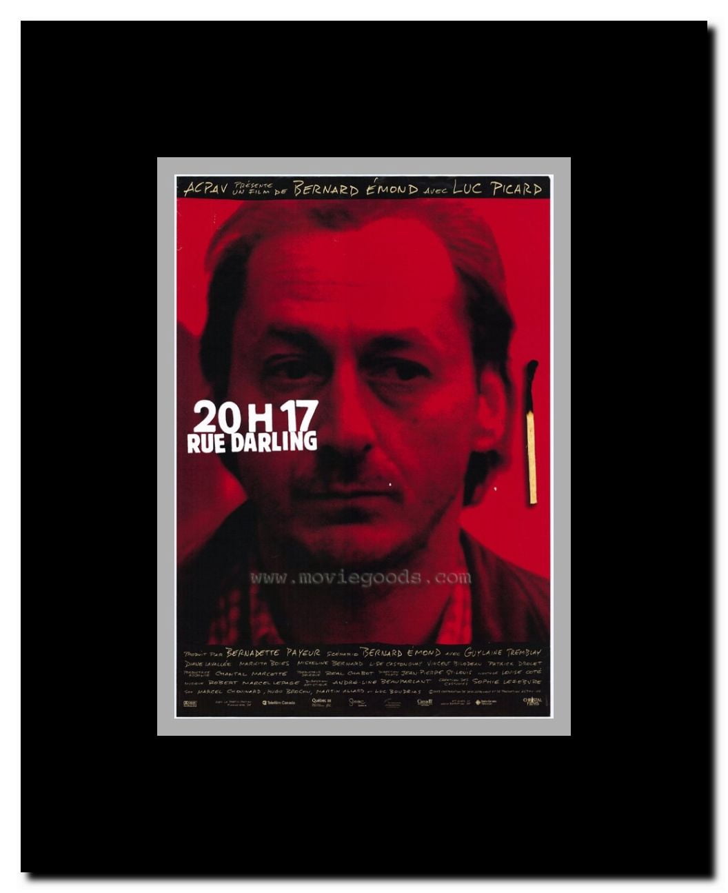 20h17 rue Darling Framed Movie Poster